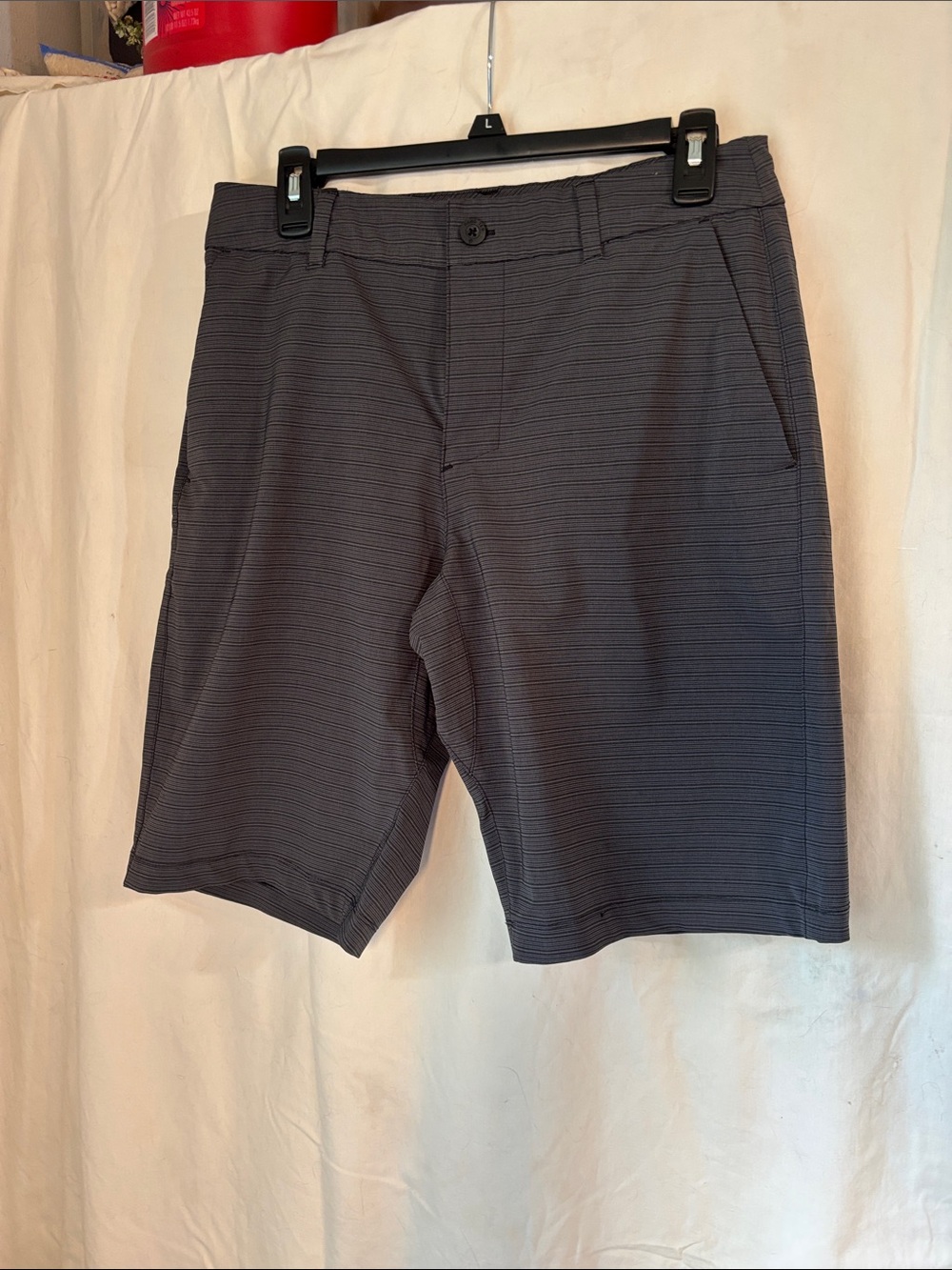 Hang 10 Men's Stretch Performance Shorts - Dark Gray